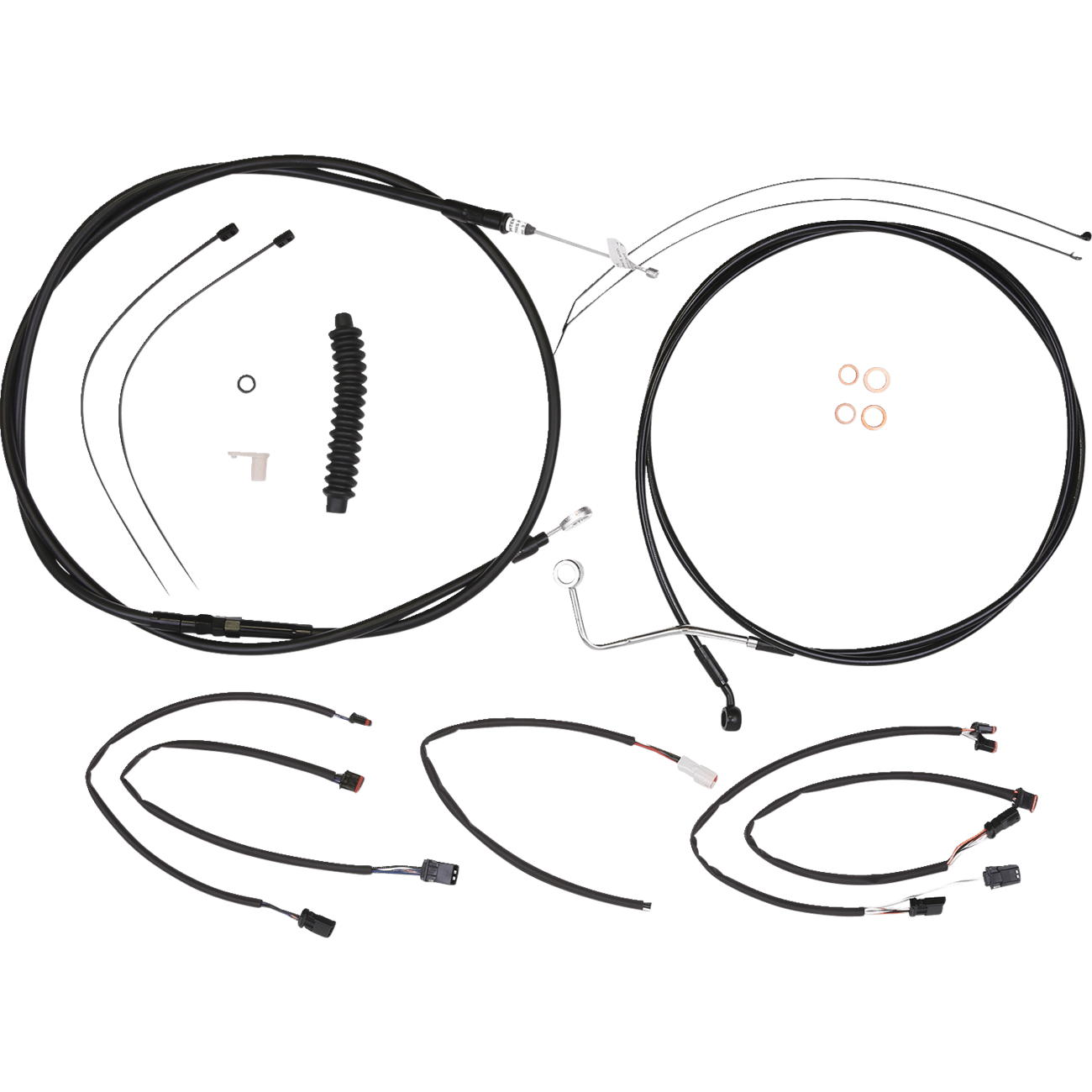 MAGNUM SHIELDING Control Cable Kit XR Black 4861021