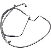 DRAG SPECIALTIES Brake Line +4" Stainless Steel