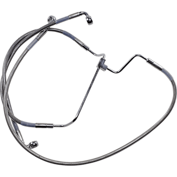 DRAG SPECIALTIES Brake Line +4" Stainless Steel