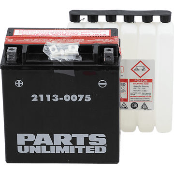 PARTS UNLIMITED AGM Battery YTX20CHBS .80 L