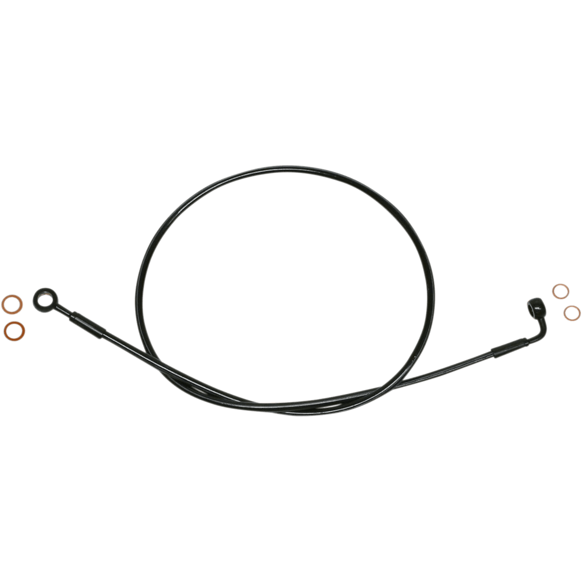 MAGNUM SHIELDING Brake Line EZ Align Stainless Steel Black SBB060449