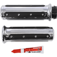 KURYAKYN Grips Heavy Industries TBW Chrome