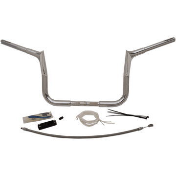 FAT BAGGERS INC. Handlebar Kit Pointed Top 10" Chrome 909110