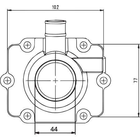 KIMPEX Carburetor Mounting Flange Polaris