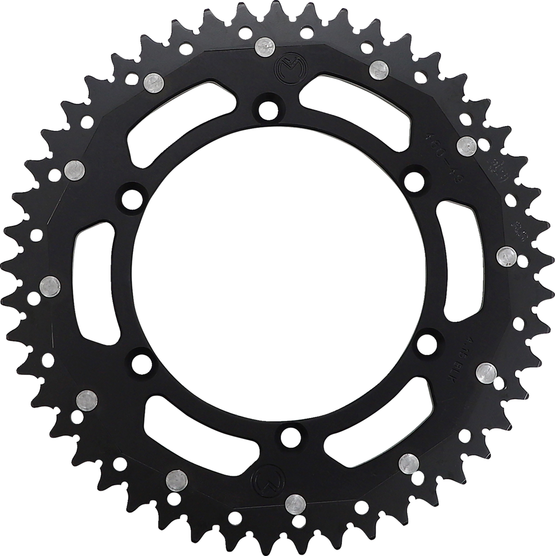 MOOSE RACING Dual Sprocket Black 49 Tooth