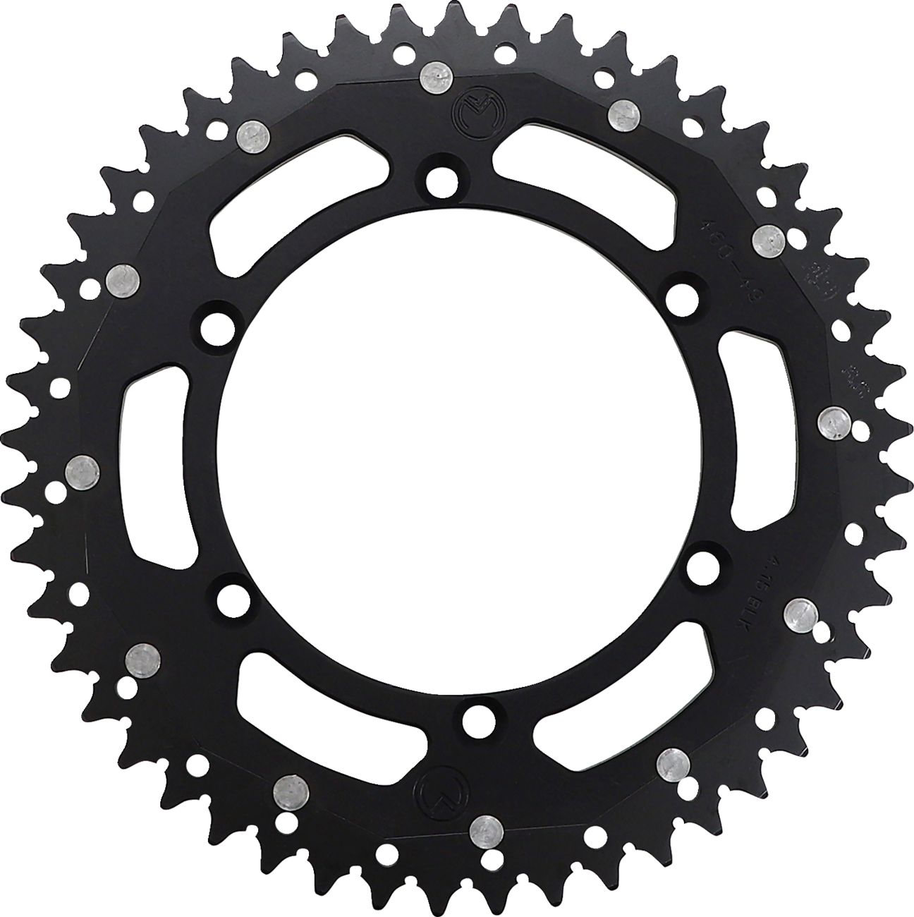 MOOSE RACING Dual Sprocket Black 49 Tooth