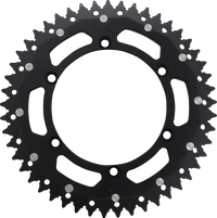 MOOSE RACING Dual Sprocket Black 49 Tooth