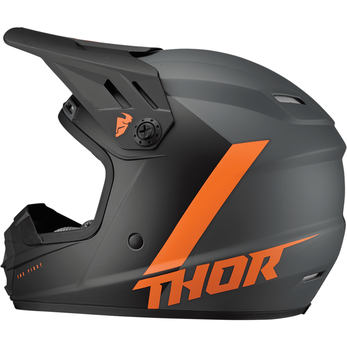 THOR Youth Sector Helmet Chev Charcoal/Orange Medium