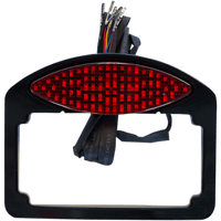 RUSS WERNIMONT DESIGNS Taillight/Turn Signal/ License Plate Kit Black