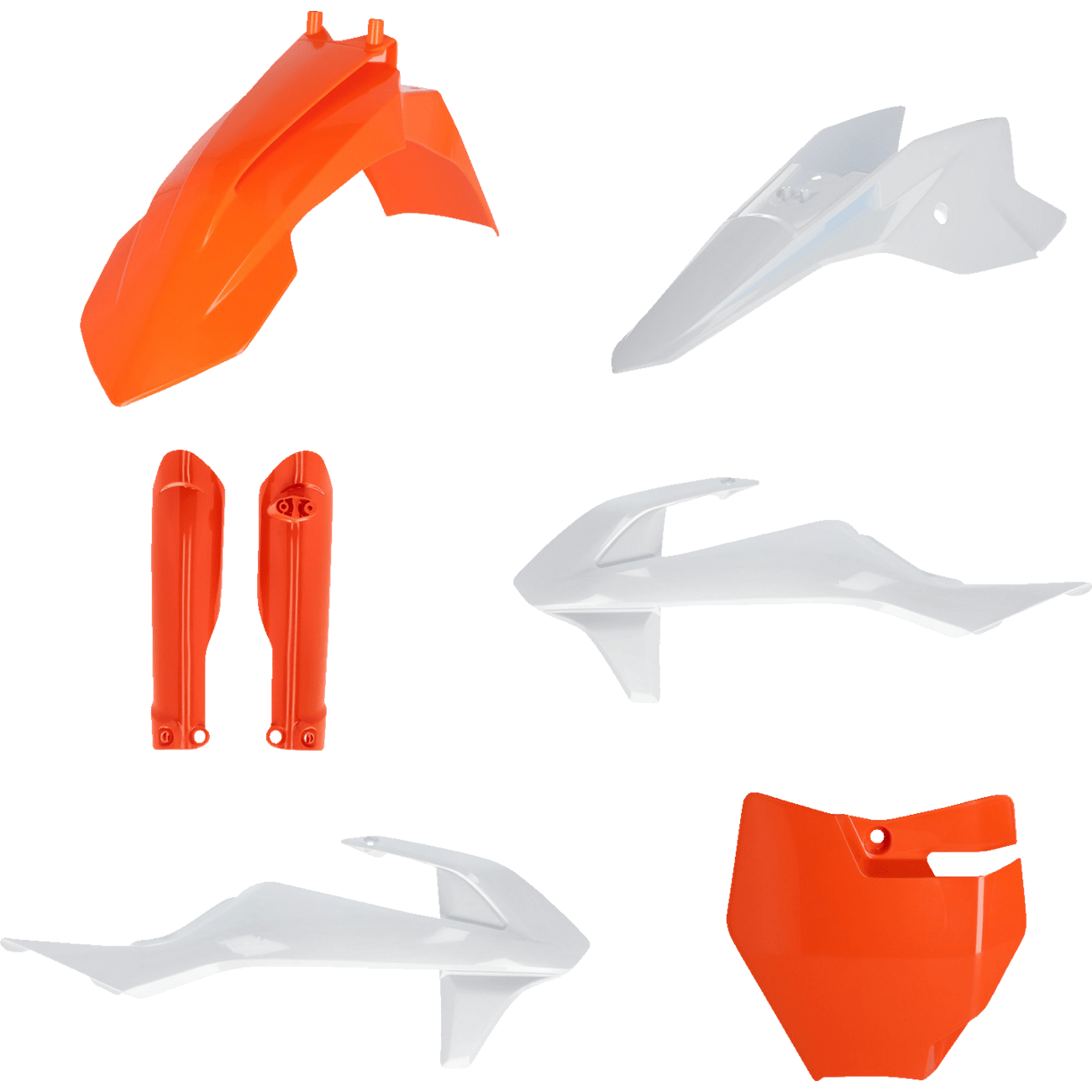 ACERBIS Full Replacement Body Kit OEM '23 Orange/White 2980587705