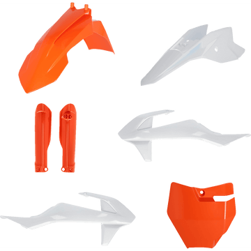 ACERBIS Full Replacement Body Kit OEM '23 Orange/White 2980587705