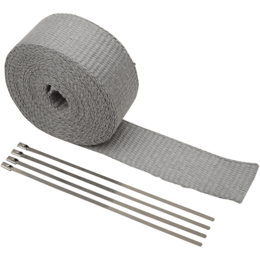 CYCLE PERFORMANCE PROD. Fiberglass Exhaust Wrap Kit Silver 2" x 25' CPP/9056