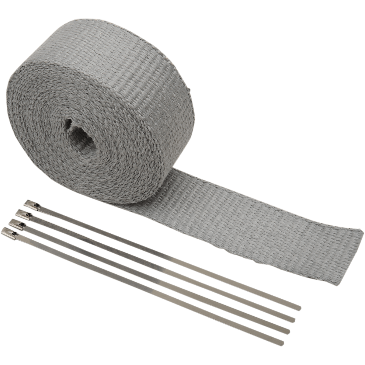 CYCLE PERFORMANCE PROD. Fiberglass Exhaust Wrap Kit Silver 2" x 25' CPP/9056