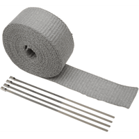 CYCLE PERFORMANCE PROD. Fiberglass Exhaust Wrap Kit Silver 1" x 50' CPP/9057