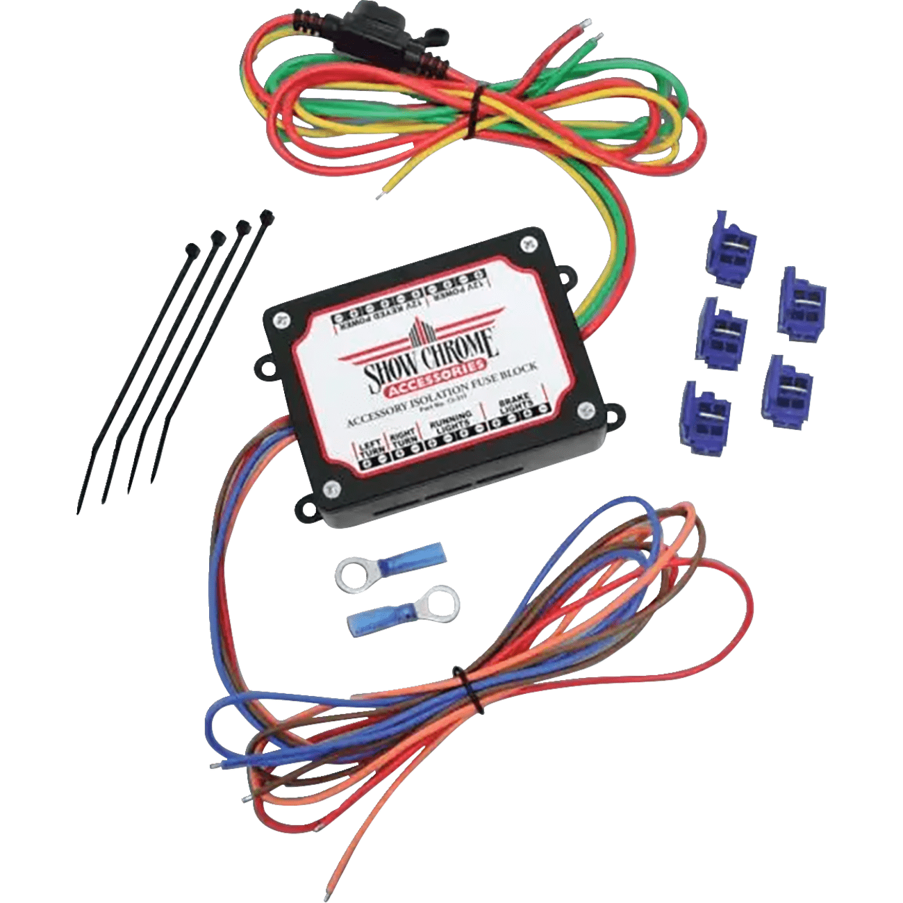 SHOW CHROME Electronic Fuse Block Universal