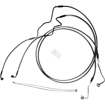 MAGNUM SHIELDING Brake Line +2" Black Pearl AS470162