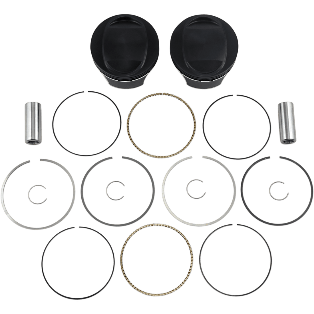 WISECO Piston Kit 3.875" 103 Cubic Inch | 96 Cubic Inch Bored to 103 Cubic Inch Twin Cam