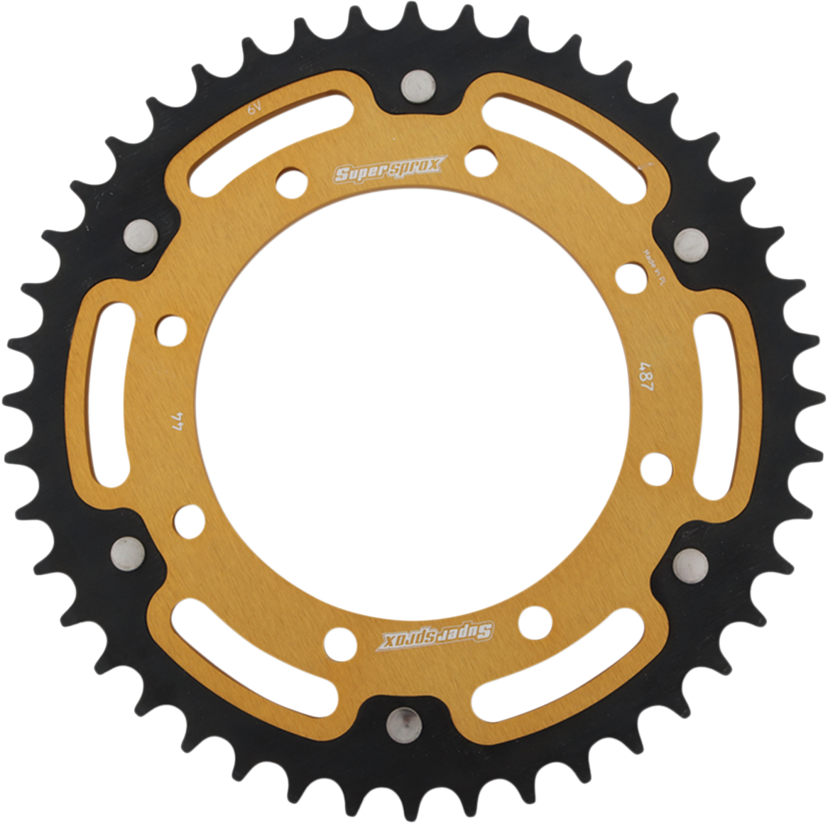 SUPERSPROX Stealth Rear Sprocket 44 Tooth Gold Kawasaki RST48744GLD