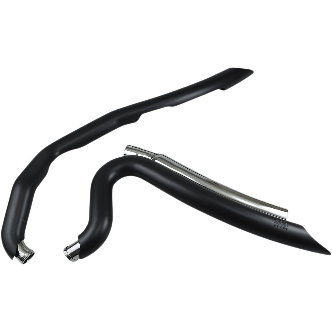 COBRA Speedster Swept Short Exhaust Black 6231B