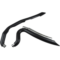 COBRA Speedster Swept Short Exhaust Black 6231B