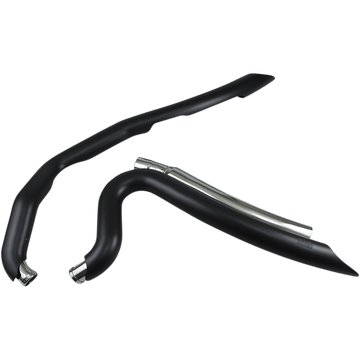 COBRA Speedster Swept Short Exhaust Black 6231B