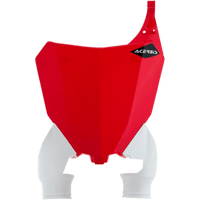 ACERBIS Raptor Number Plate Red/White