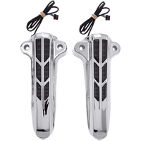 CIRO Forkini Lower Leg Covers Chrome With LEDs 43001