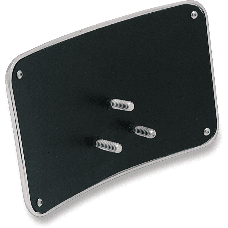 DRAG SPECIALTIES License Plate Mount 3 Hole Chrome