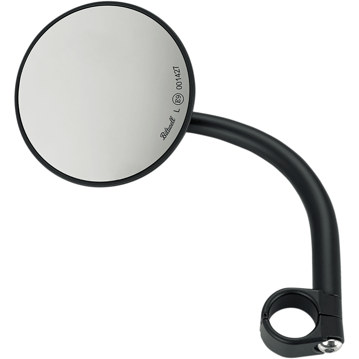 BILTWELL Mirror w/mount Round Black 6503501131