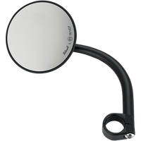 BILTWELL Mirror w/mount Round Black 6503501131