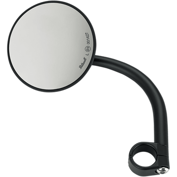 BILTWELL Mirror w/mount Round Black 6503501131