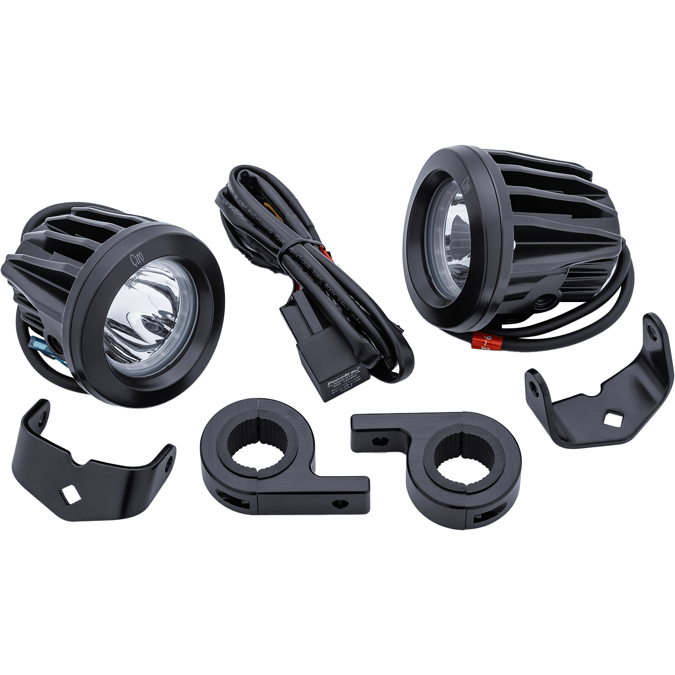 CIRO Spotlight w/ Engine Guard Mount Black