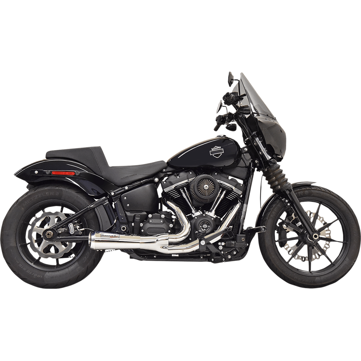 BASSANI XHAUST 2:1 Short Exhaust Chrome 1S73