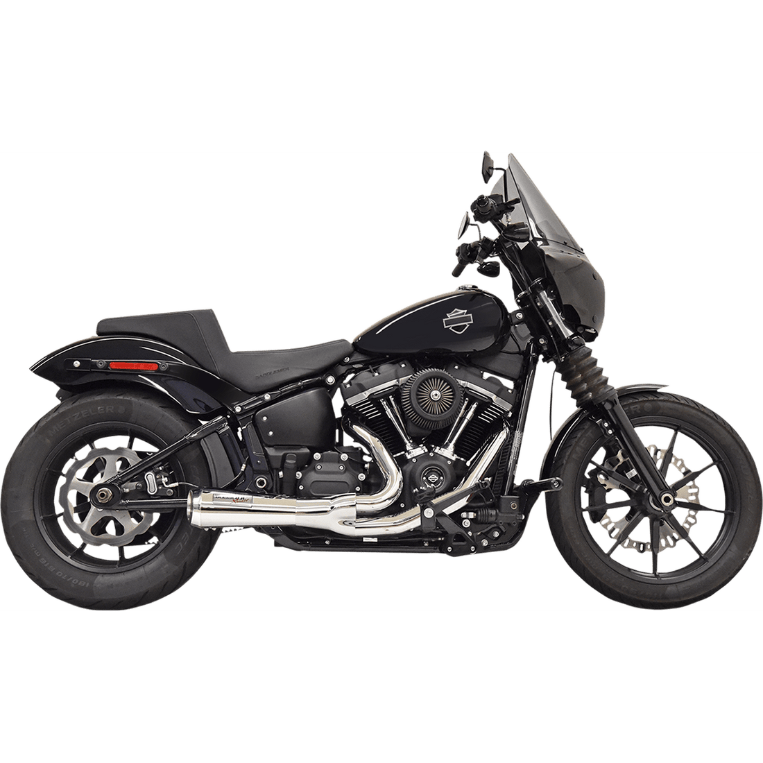 BASSANI XHAUST 2:1 Short Exhaust Chrome 1S73