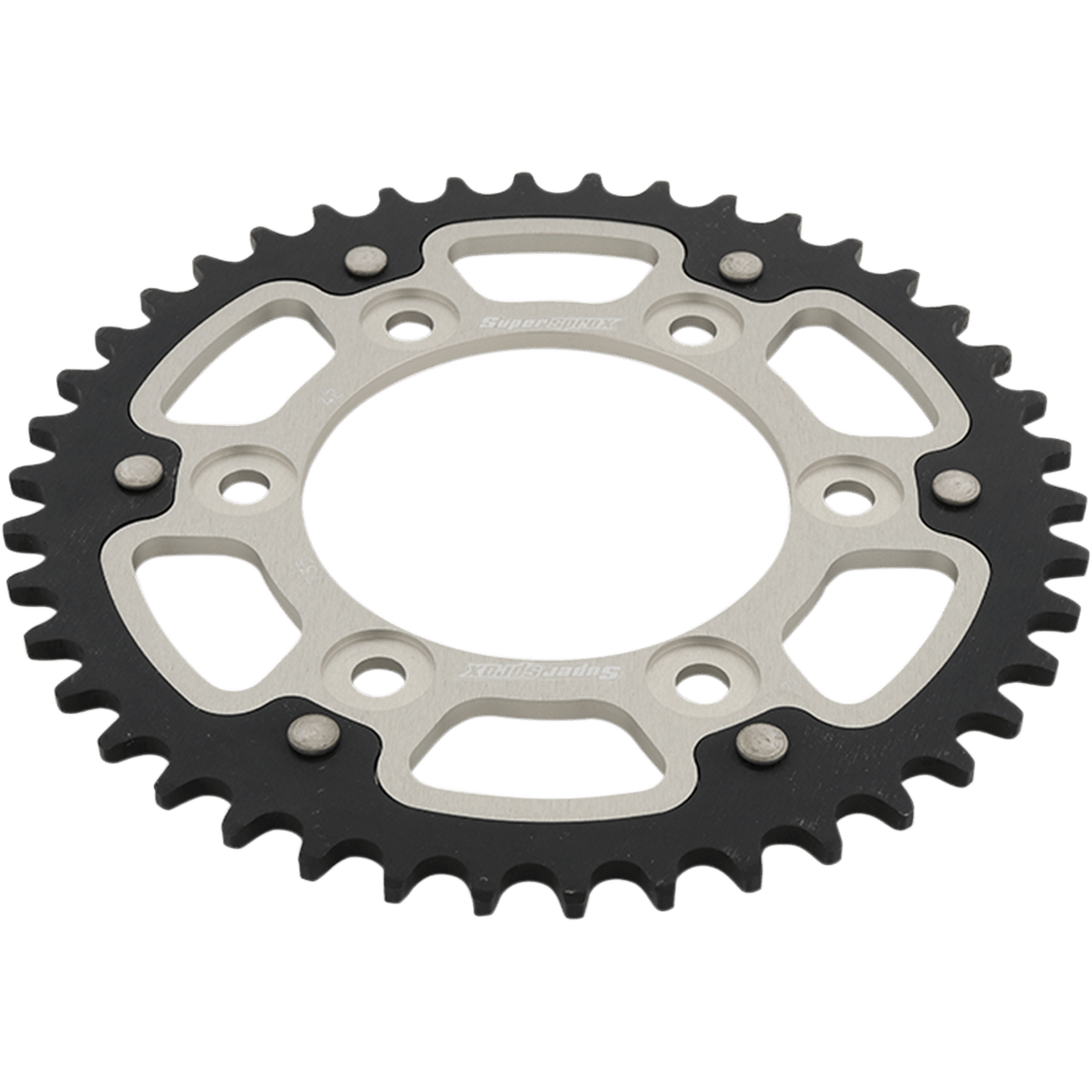 SUPERSPROX Stealth Rear Sprocket 42 Tooth Silver Ducati RST73542SLV