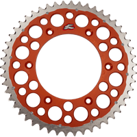 RENTHAL Twinring™ Rear Sprocket 50 Tooth Orange 224052050GPOR