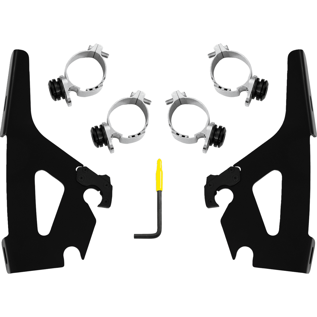 MEMPHIS SHADES Batwing Mounting Kit Black Chief MEB2075