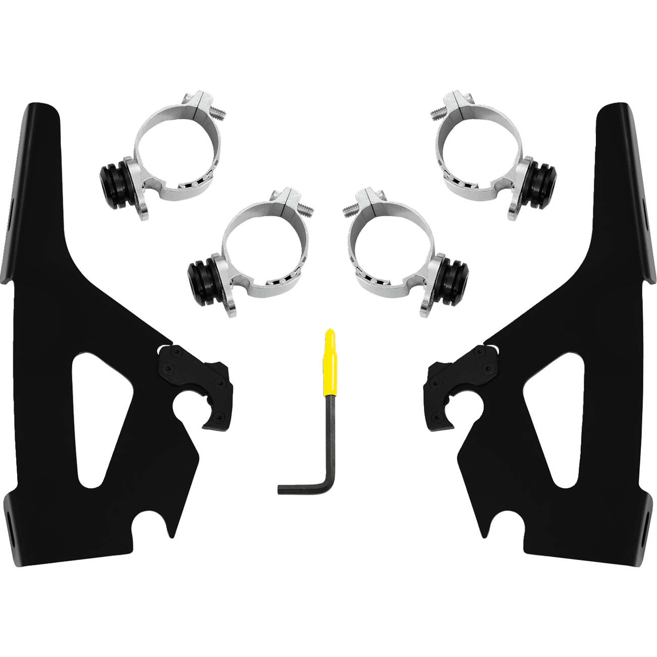 MEMPHIS SHADES Batwing Mounting Kit Black Chief MEB2075