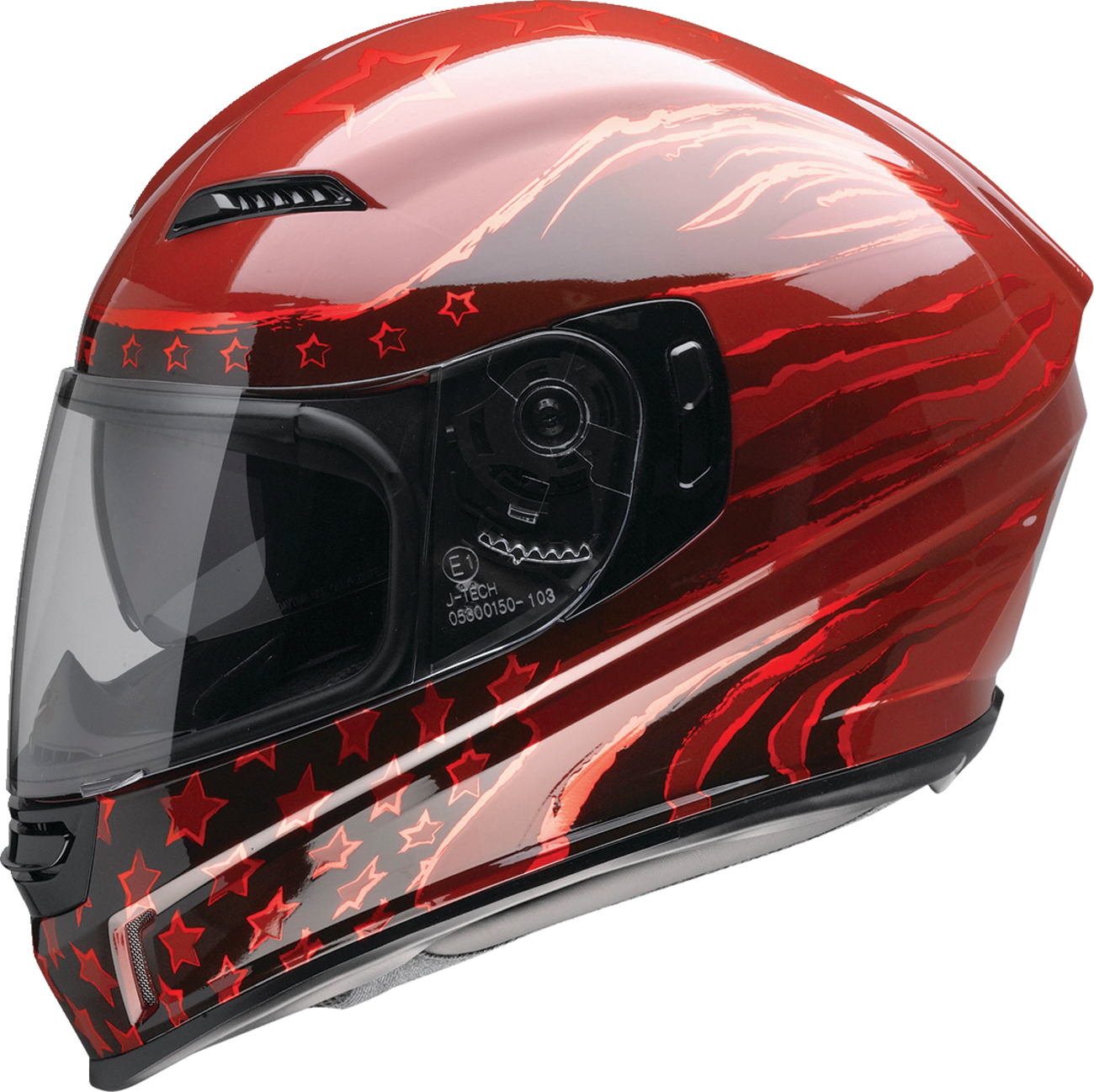 Z1R Jackal Helmet Patriot Red XS