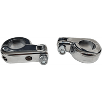 RIVCO PRODUCTS Clamps 1-1/4" Chrome MV220