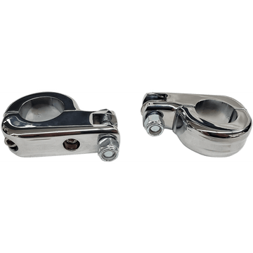 RIVCO PRODUCTS Clamps 1-1/4" Chrome MV220