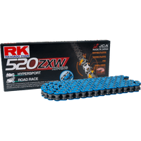 RK 520 ZXW Drive Chain 170 Links Blue BB520ZXW170