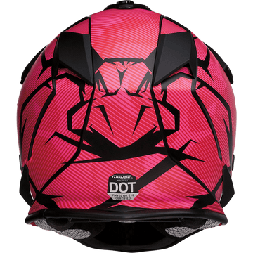 MOOSE RACING Youth F.I. Helmet Agroid Camo MIPS® Pink/Red Small 01111526