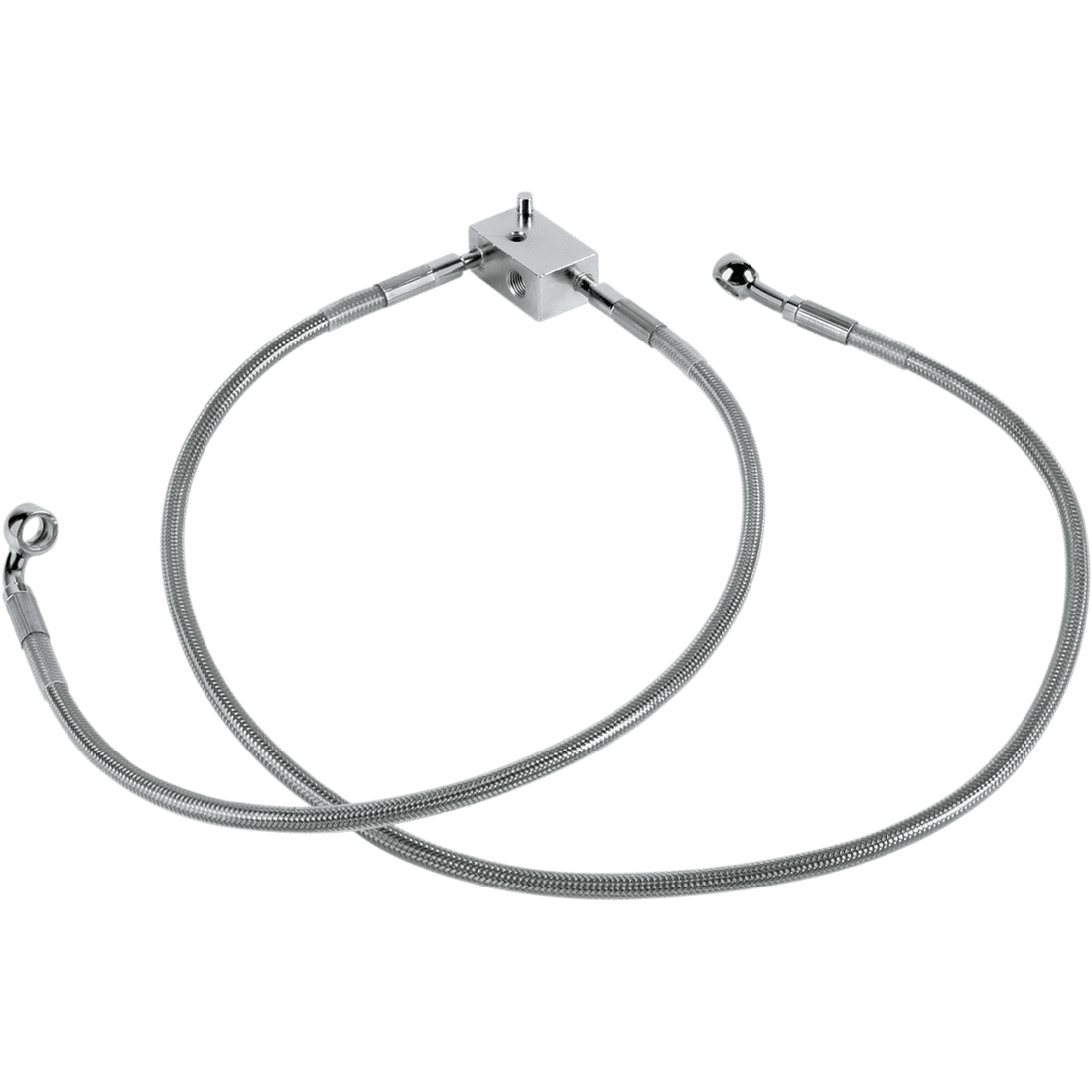 DRAG SPECIALTIES Brake Line Rear Stainless Steel