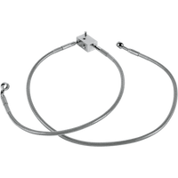 DRAG SPECIALTIES Brake Line Rear Stainless Steel