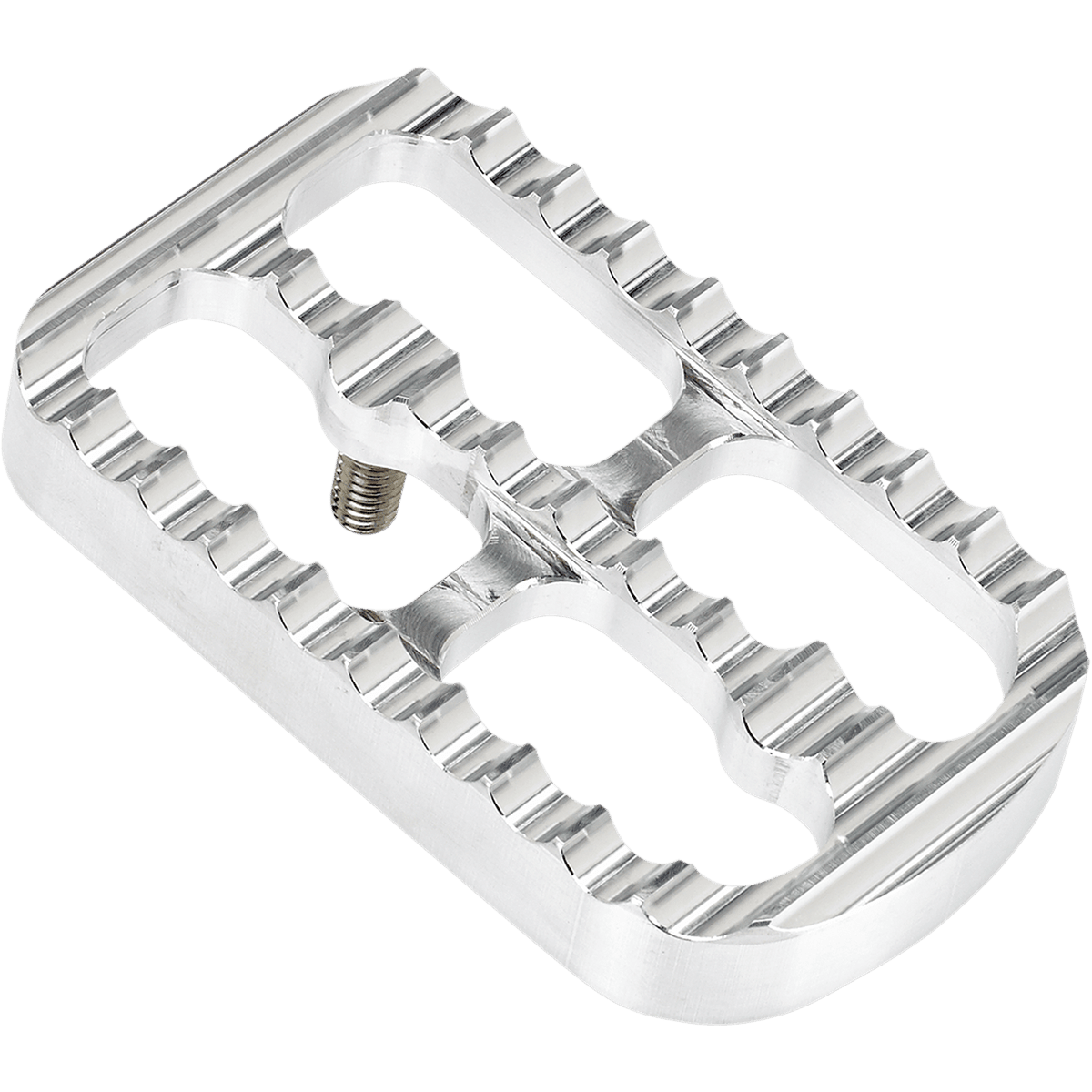 JOKER MACHINE Brake Pedal Cover Silver Serrated 08641