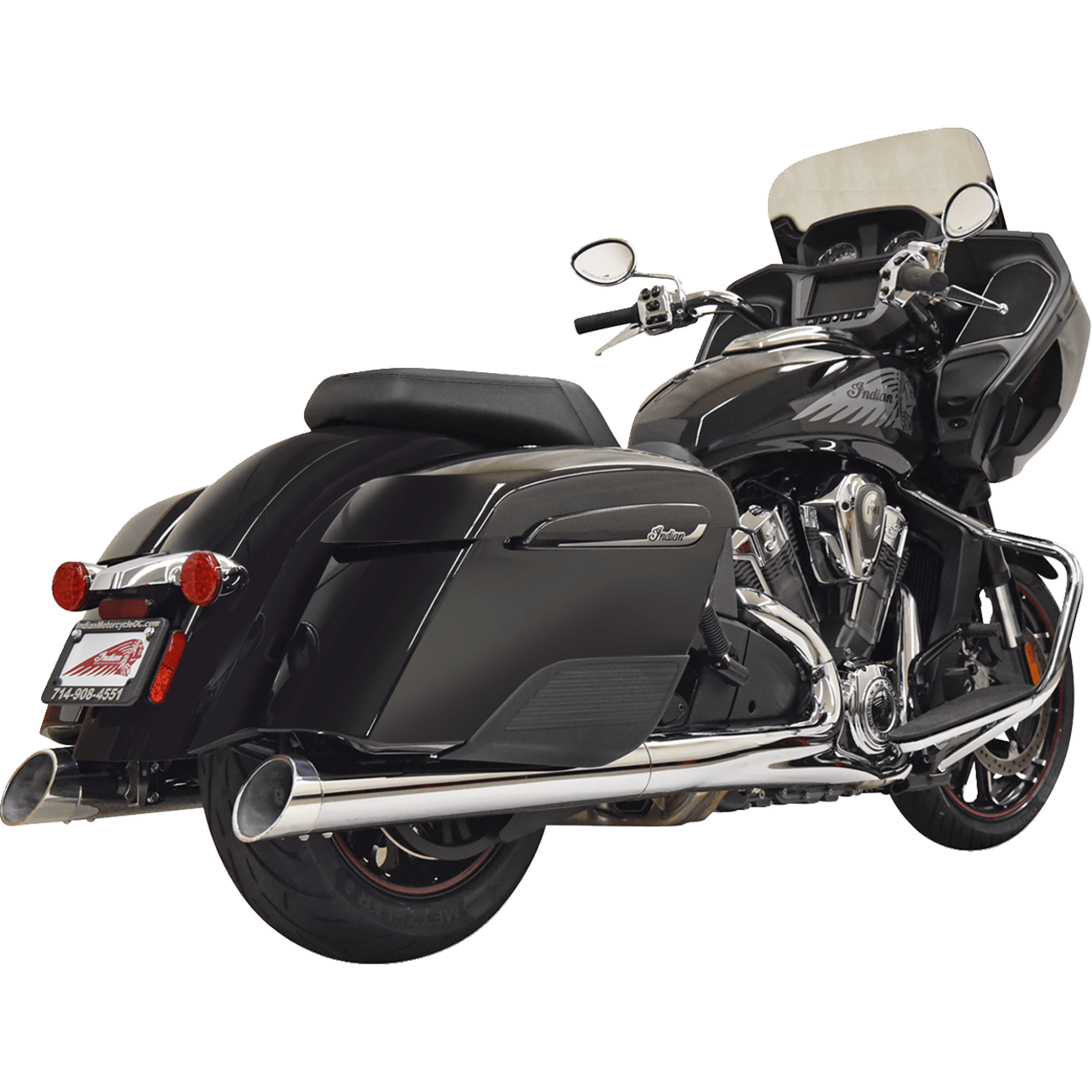 BASSANI XHAUST Chrome Mufflers 8C17S