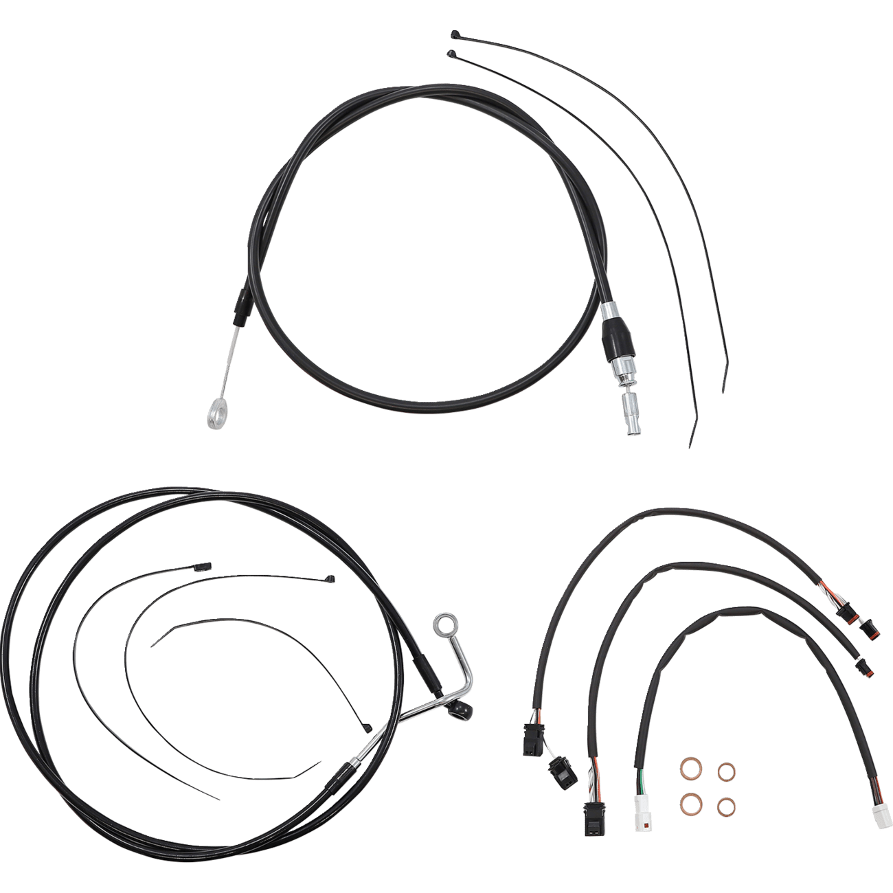 MAGNUM SHIELDING Control Cable Kit XR Black 4861141