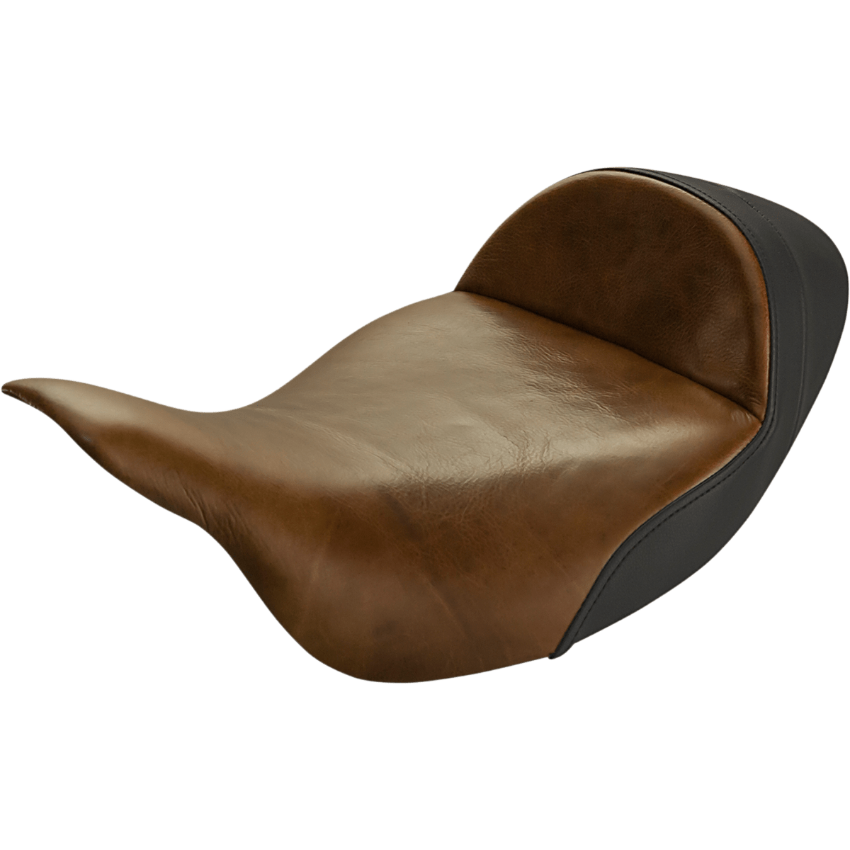 SADDLEMEN Lariat Solo Seat Extended Reach Distressed Brown FL '08-'23 80807B0041EXT