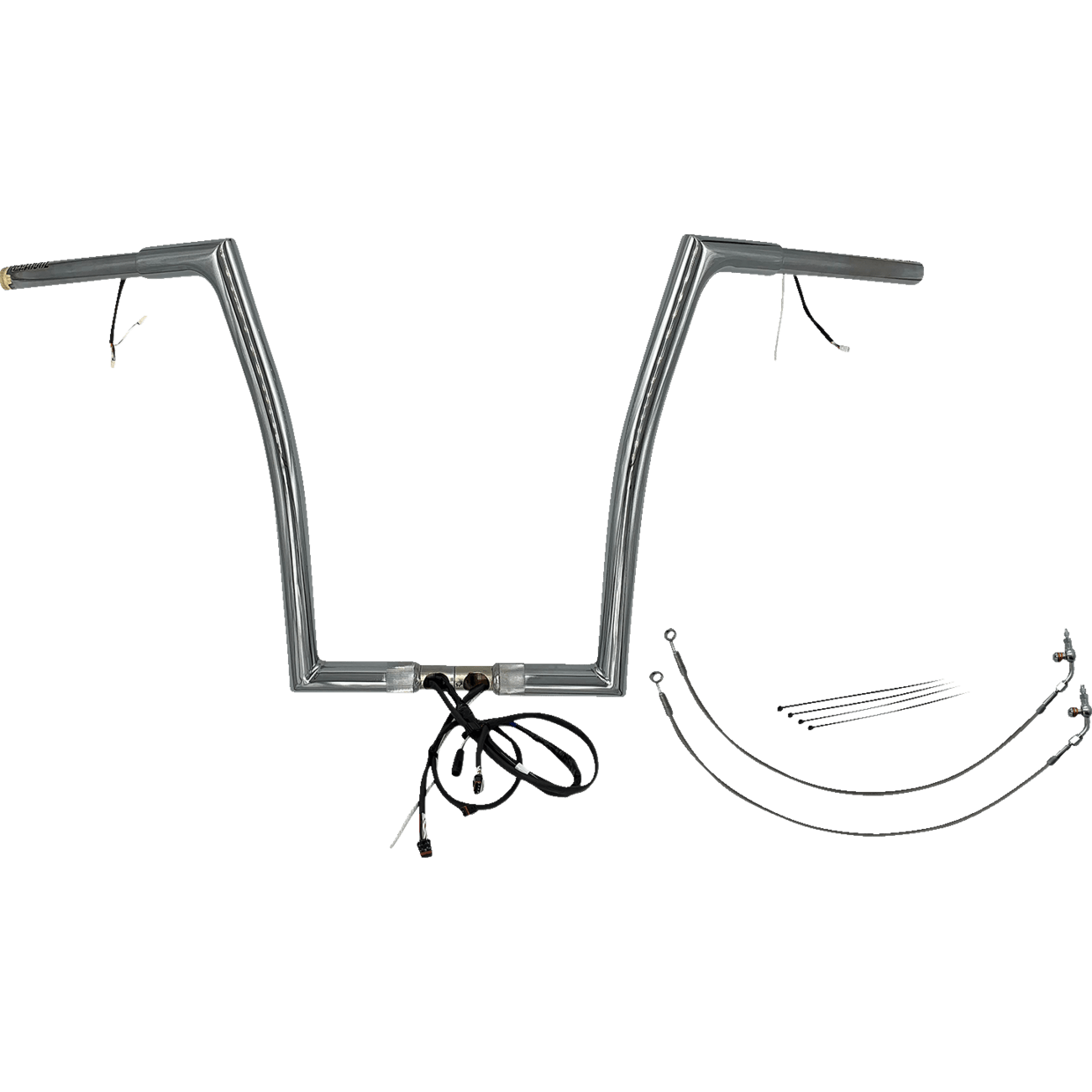 FAT BAGGERS INC. Handlebar Kit Flat Top 16" Chrome 701916